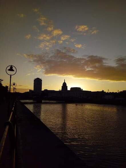 Blog Post Sunset City Canal Silhouette Heartspace Meditation